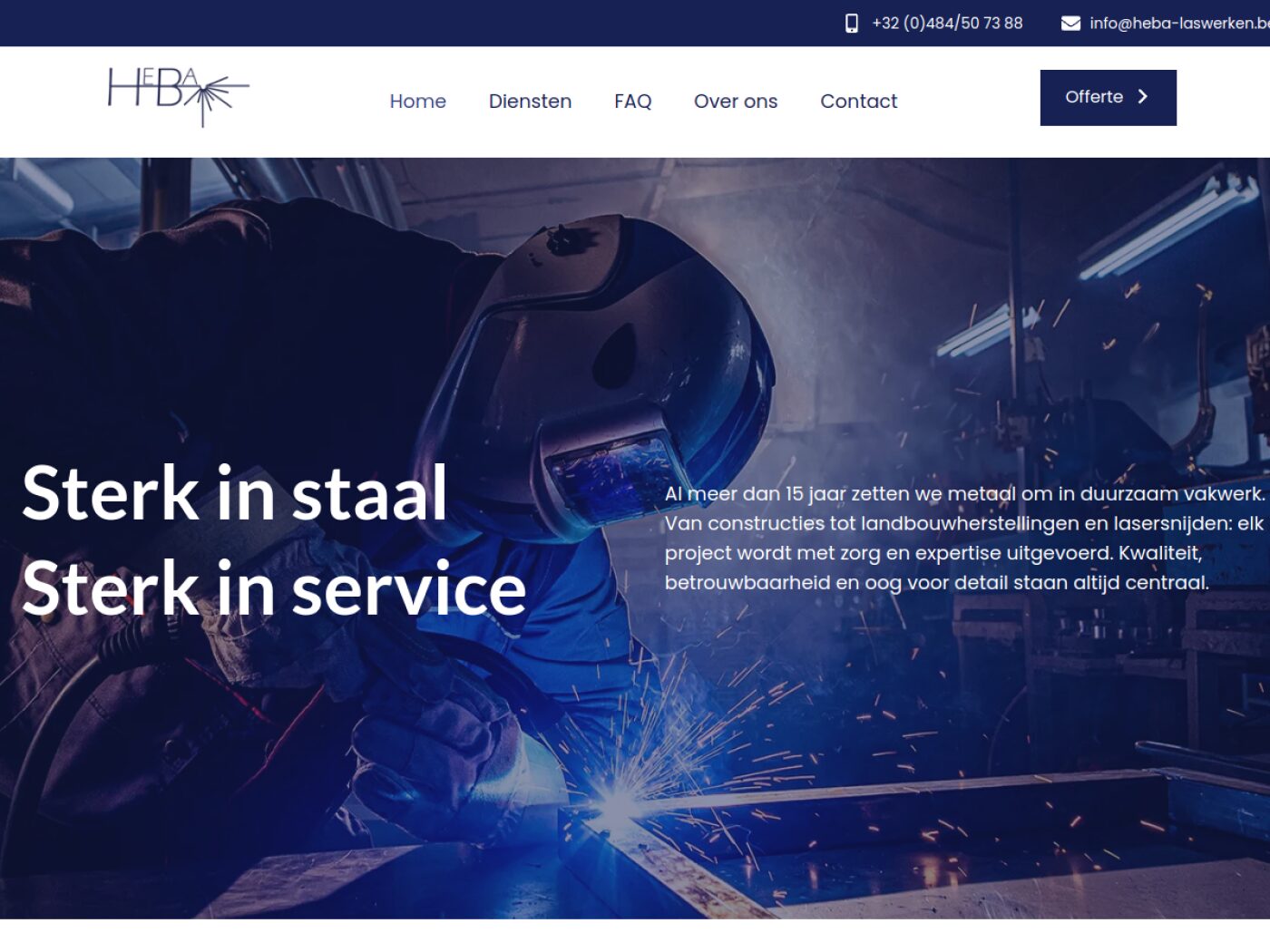 Project Heba Installaties – website